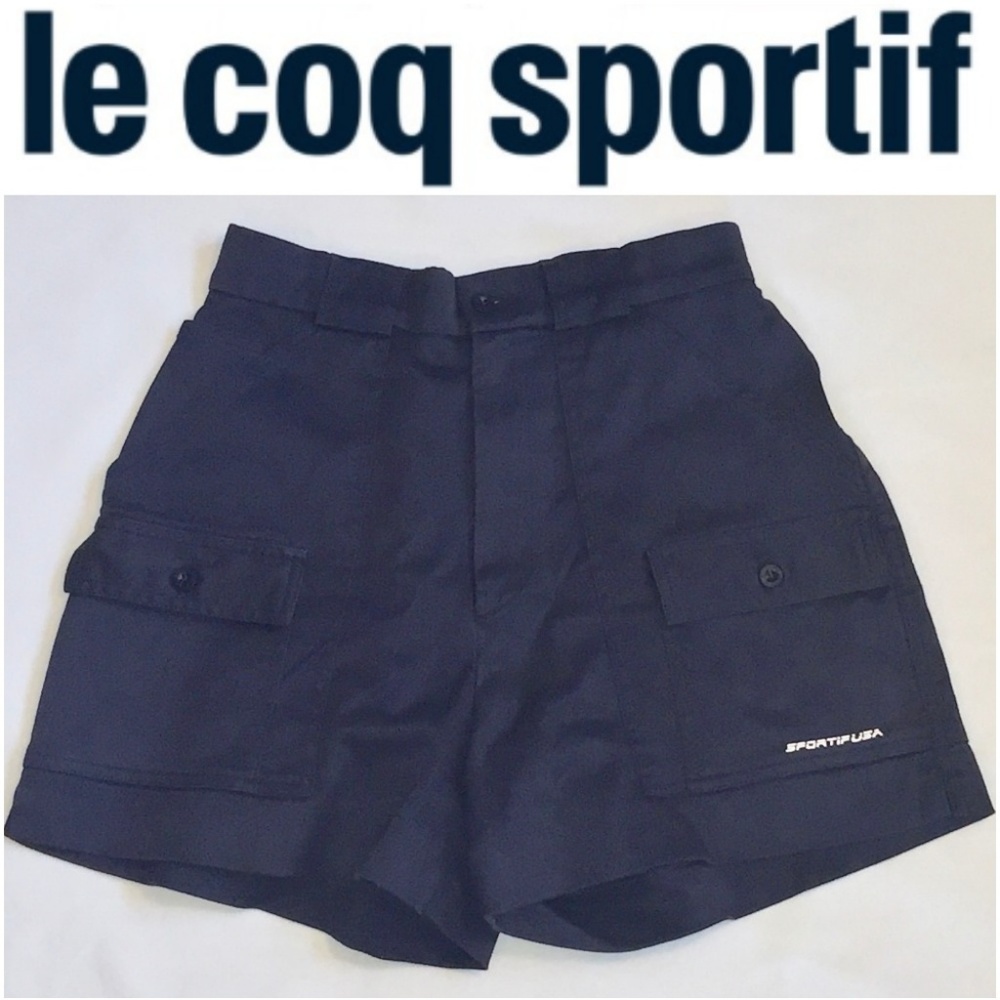Le Coq Sportif USA Outdoor Hiking Cargo Shorts S 8